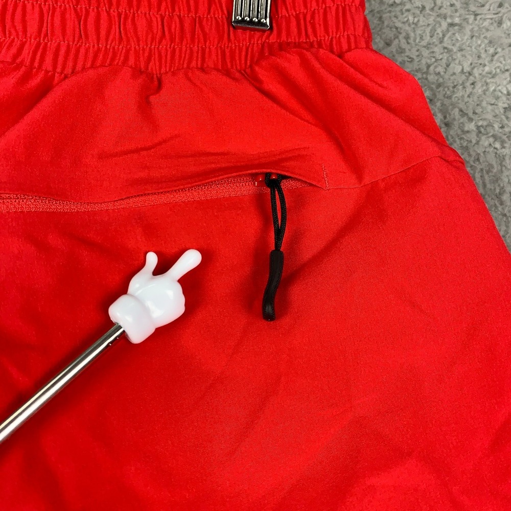 Lululemon Channel Cross Swim Shorts Men's XL Spicy Red 7 Inch Lined Trunks Beach - Picture 8 of 11